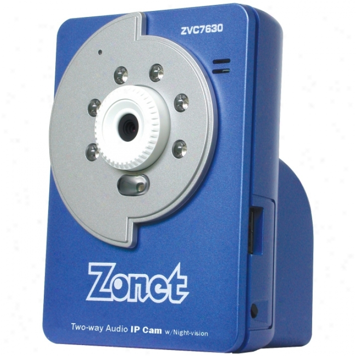 Zonet Zvc7630 2-way Ip Night-vision Camera