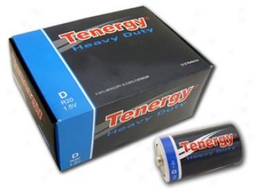 1 Enclose in a ~: 12pcs Tenergy D Size (r20) Of great body Duty Carbon Zinc Batteries(12x40307)
