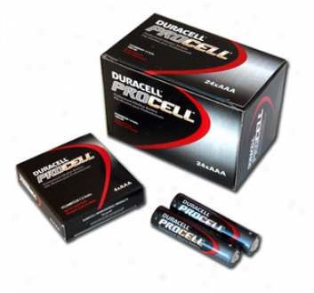 1 Box: 24pcs Duracell Procell Aaa Size (pc2400) Alkaline Batteries
