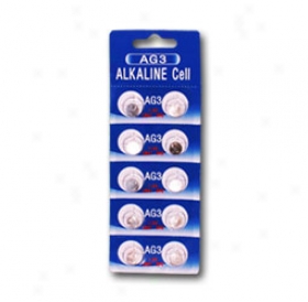 1 Card: 10pcs Ag3 / Lr41 1.5v Alkaline Button Cells