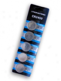 1 Card: 5pcs Wama Cr2450 Lithium Button Cells