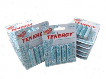 12 Cards: 4pcs Tenergy Aa Size Hawaiian Version Alkaline Batteries