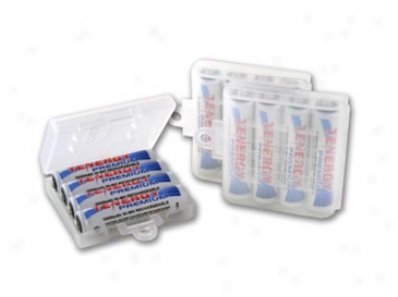 12pcs Tenergy Premium Aaa 1000mah Nimh Rechargeable Bateries + 3 Aaa Sizing Holders