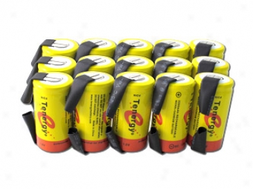 15 Tenerggy Subc 2200mah Nicd Rechargeable Battery For Power Tools (w/ Tabs)