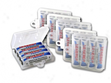 24pcs Tenergy Premium Aaa 1000mah Nimh Rechargeable Batteries + 6 Aaa Size Holders