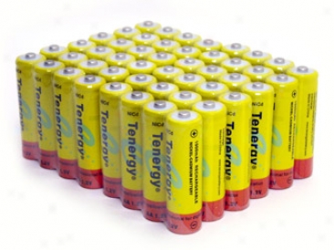 48pcs Tenergy Aa 1000mah Nicd Button Top Rechargeable Batteries