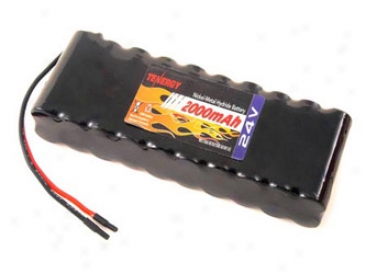At: 24v 2000mah Nimh  Battery W/ Bare Leads For E-bikes, Scootwrs And Robots