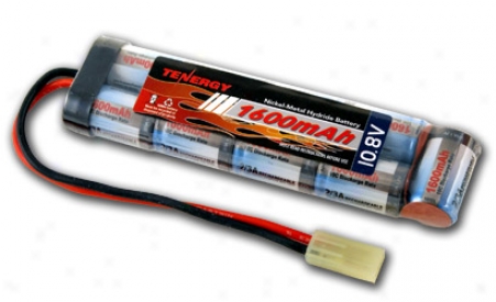 At: Tenergy 10.8v 1600mah Flat Nimh Mini Airsoft Battery Pack