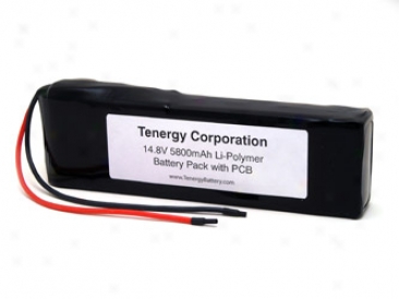 At: Tenergy 14.8v 5800mah Lipo Pcb Protected Rechargeable Battery Pack W Bare Leads