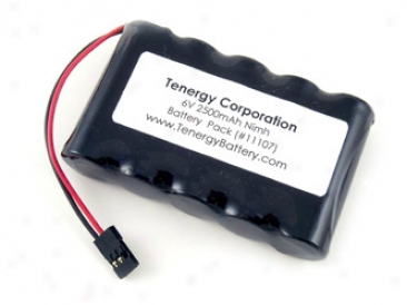 At: Tenergy 6v 2500mah Nimh Battery Packs W/ Hitec Connector For Rcc Aircrafts