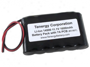 At: Tenergy Li-ion 14500 11.1v 1600mah Rechargeable Battery Pack