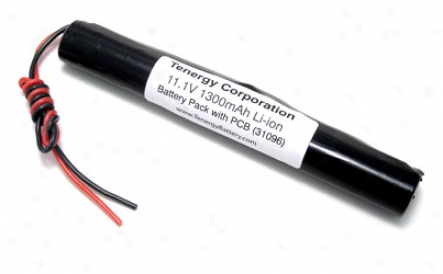 At: Tenergy Li-oon 18500 11.1v 1300mah Pcb Protected Rechargeable Battery Pack W/ Bare Leads
