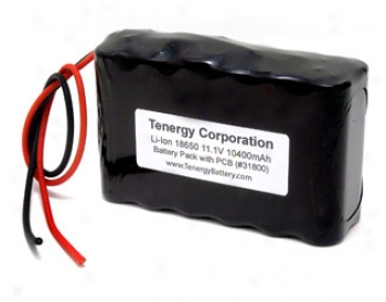 At: Tenergy Li-ion 18650 11.1v 10400mqh Rechargeable Battery Pack W/ Pcb Protection (dgr-a)