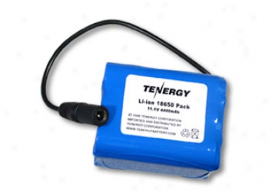 At: Tenergy Li-ion 18650 11.1v 4400mah Pcb Protected Rechargeable Battery Pack W/ Dc Connector