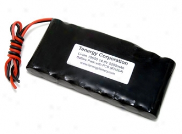 At: Tenergy Li-ion 18650 14.8v 5200mah Rechargeable Battery Pack W/ Pcb Protection