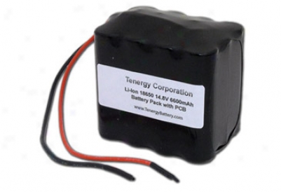 At: Tenergy Li-ion 18650 14.8v 6600mah Rechargeable Battery Pack W/ Pcb Protection 12a Limit