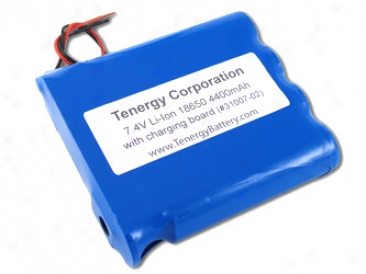 At: Tenergy Li-ion 18750 7.4v 4400mah Side-by-side Rechargeable Battery Module W/ Built In Charging Board