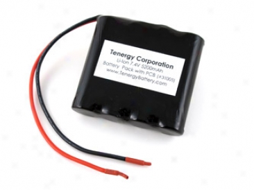 At: Tenergy Li-ion 18650 7.4v 5200mah Side-by-side Pcb Protected Rechargeable Battery Module W/ 20awg Bare Leads & Hitec Connectors