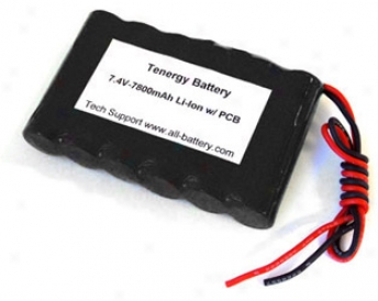 At: Tenergy Li-ion 18650 7.4v 7800mah Sidw-by-side Pcb Protected Rechargeable Battery Module W/ Bare Leads