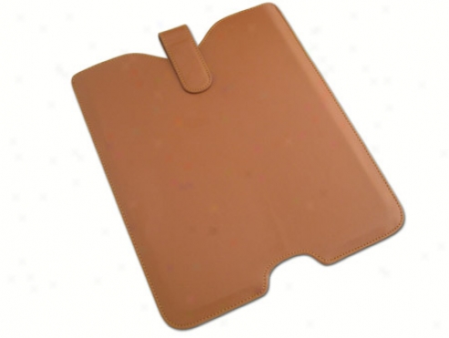 Brown Leather Skin Case Cover Pouch For Apple Ipad