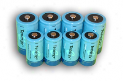 Combo: 8pcs Tenergy Nimh Rechargeable Batteries (4c/4d)