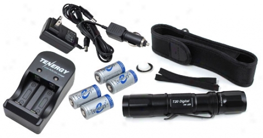 Combo: Olight T20 (cree Xp-g S2) + Card: 4pcs Rcr123a Lithium Batteries & Charger