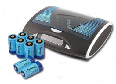 Combo: Tenergy T9688 Universap Lcd Battery Charger + 8 C 5000mah Nimh Rechargeabll Batteries