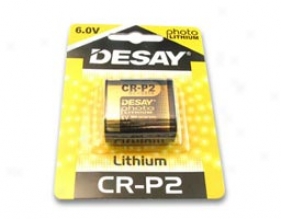 Cr-p2 Lithium Photo Battery 6v Desay