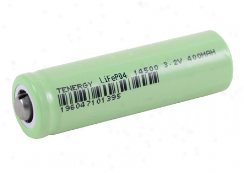 Lifepo4 14500 Button-top Cylindrical 3.2v 400 Mah Rechargeable Battery