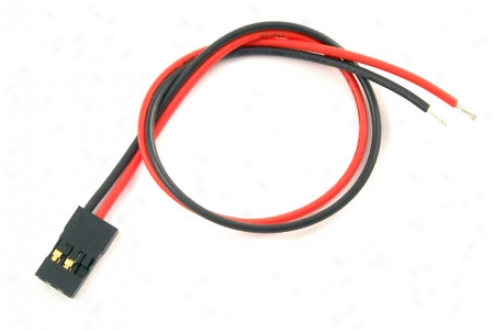 Male Hitec Connevtor With 22 Awg Wire -battery Side