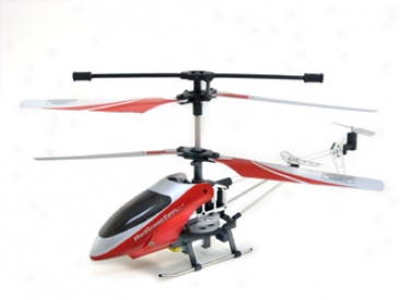 "mirage Aircraft  Indoor 3 Channel Co-axial 10"" Rc Helicopter With Gyroo - Rtf"