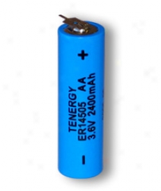Primary Lithium Thionyl Chloride Battery Aa Size 3.6v 2400 Mah (er14505) (non Rechargeable)