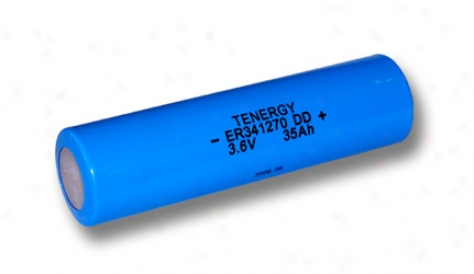 Primary Lithiu Thionyl Chloride Battery Dd Sizing 3.6v 36ah (er341270) - Ultra High Capacity Cell (non Rechargeable) (dgr)