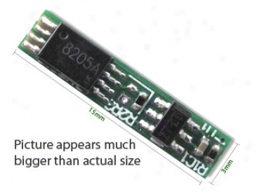 Protection Circuit Module (pcb) For 3.7v Li-ion Battery Pack (2.95a Cut-off)