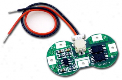 Protection Circuit Module (pcb) For 7.2v Li-ion 18650 / 185500 Battery Packs 3.5a Working (5a Cut-off) W/ Gas Gauge Port