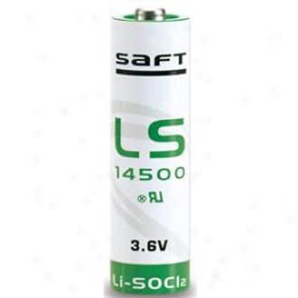Saft Ls-14500 Aa 3.6v Lithium Battery - Primary Ls 14500 Ls14500 (non Rechargeable)