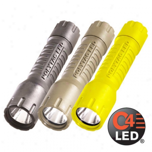 Streamlight Polytac Led W/ Lithium Batteries In Blister Package