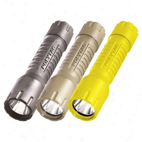 Streamlight Polytac W/ Xenon Bulb Lithium Batteries In Rise in ~s Package