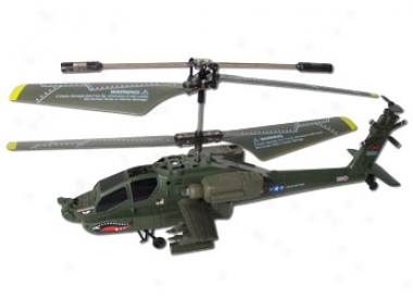 Syma S109g Apache Ah-64 3-channels Mlni Indoor Helicopter