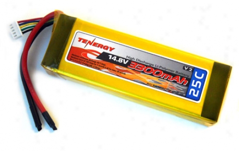 Tenergy 14.8v 3300mah 25c Lipo Battery Pack