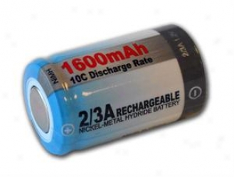 Tenergy 2/3a 1600mah Nimh Rechargeable Battery