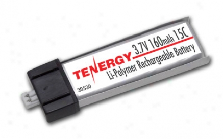 Tenergy 3.7v 160mah 15c Lipo Battery For Micro Helicopter: E-flite Mcx / Msr / Parkzonee/ Vapor, Cessna / Mcro Citabria