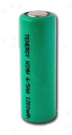 Tenergy 4/5aa 1200mah Nimh Flat Top Rechargeable Battery