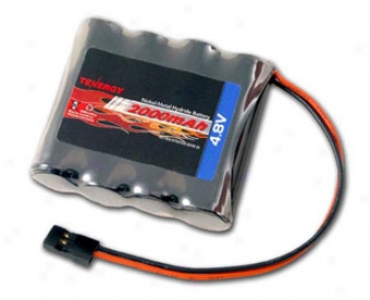 Tenergy 4.8v 2000mah Receiver Rx Nimh Battery Pack W/ Hitec Connector For Rc Cars And Airplanes