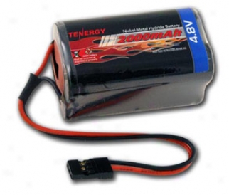 Tenergy 4.8v 2000mah Square Receiver Rx Nimh Baytery Pack For Rc Airplanes