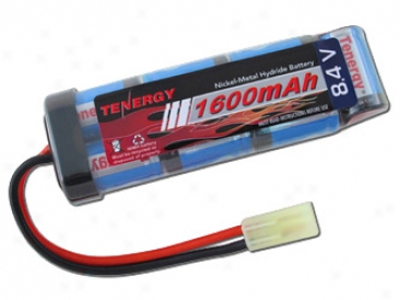 Tenergy 8.4v 1600mah Flat Nimh Airsoft Battery Pack