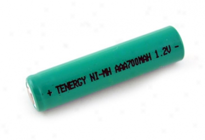 Tenergy Aaa 700mah Nimh Flat Cap Rechargeable Battery