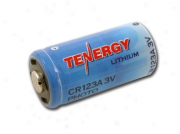 Tenergy Cr123a Lithium Battery 1300mah W/ Ptc Protection