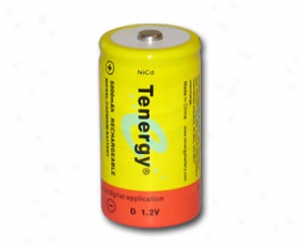 Tenergy D 5000mah Ncd Button Top Rechargeable Battery
