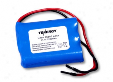 Tenergy Li-ion 18650 11.1v 2200mah Rechargeable Bwttery Pack W/ Pcb Protection